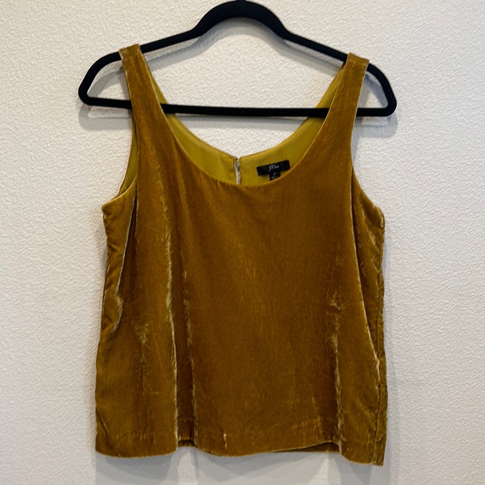 J.Crew Velvet Tank